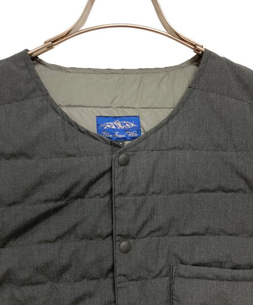 NANGA（ナンガ）NANGA (ナンガ) Blue Snow White (ブルースノーホワイト) ダウンシャツジャケット グレー サイズ:XL 未使用品の古着・服飾アイテム