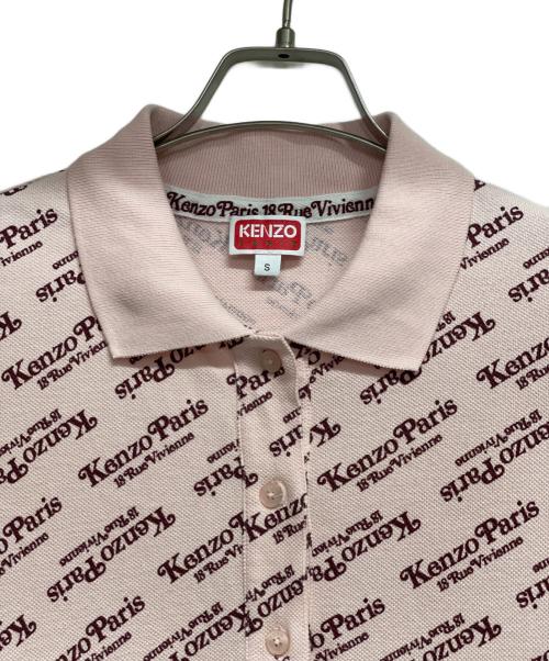KENZO（ケンゾー）KENZO (ケンゾー) ロングポロシャツ ピンク サイズ:Sの古着・服飾アイテム