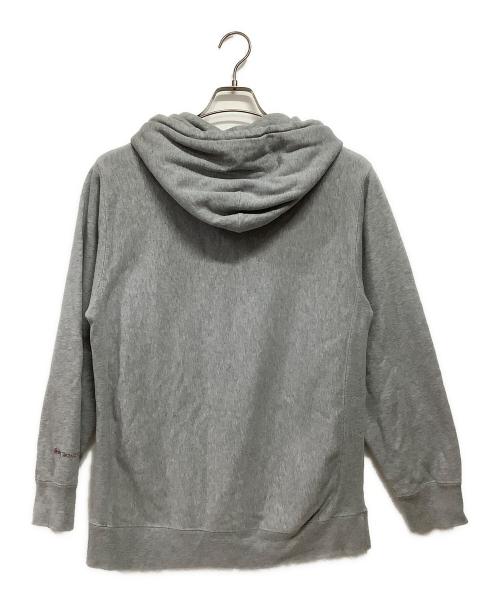 stussy（ステューシー）stussy (ステューシー) プルオーバーパーカー ライトグレー サイズ:Mの古着・服飾アイテム