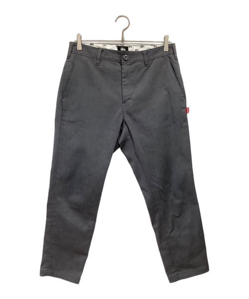 stussy（ステューシー）stussy (ステューシー) Dickies (ディッキーズ) チノパン グレー サイズ:30の古着・服飾アイテム