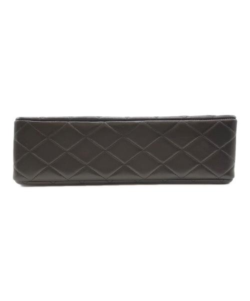 CHANEL（シャネル）CHANEL (シャネル) ダブルフラップダブルチェーンショルダーバッグ　マトラッセ25　パリ限定 ブラックの古着・服飾アイテム