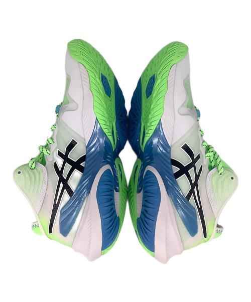 asics（アシックス）asics (アシックス) メタライズ／ハイカットスニーカー ライトグリーン サイズ:26の古着・服飾アイテム