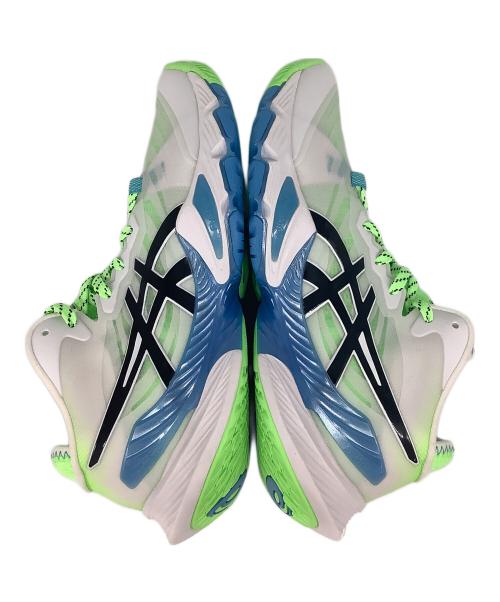 asics（アシックス）asics (アシックス) メタライズ／ハイカットスニーカー ライトグリーン サイズ:26の古着・服飾アイテム