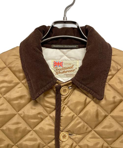 Traditional Weatherwear（トラディショナルウェザーウェア）Traditional Weatherwear (トラディショナルウェザーウェア) キルティングジャケット ライトブラウン サイズ:36の古着・服飾アイテム