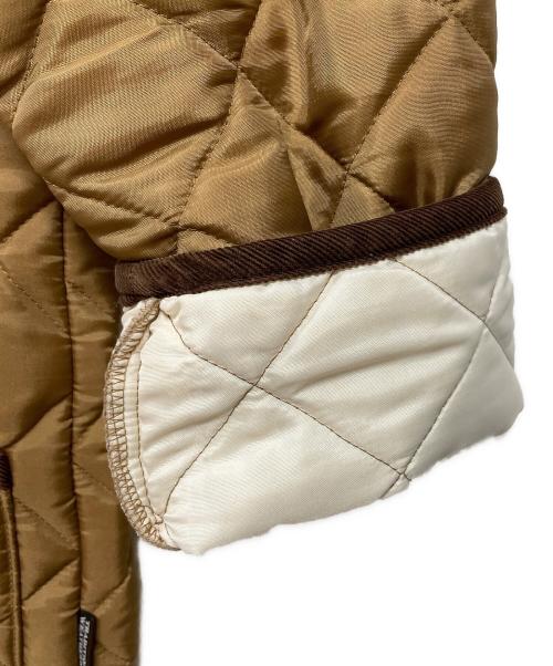 Traditional Weatherwear（トラディショナルウェザーウェア）Traditional Weatherwear (トラディショナルウェザーウェア) キルティングジャケット ライトブラウン サイズ:36の古着・服飾アイテム