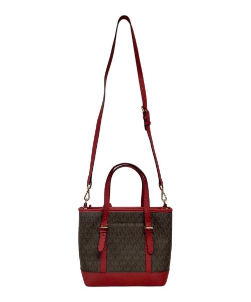 MICHAEL KORS（マイケル・コース）MICHAEL KORS (マイケル・コース) ジェットセット 2WAYバッグ ブラウンの古着・服飾アイテム
