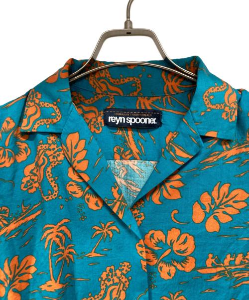 reyn spooner（レイン スプナー）reyn spooner (レイン スプナー) アロハシャツ ブルー サイズ:Mの古着・服飾アイテム