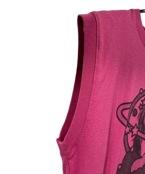Hysteric Glamour（ヒステリックグラマー）Hysteric Glamour (ヒステリックグラマー) ノースリーブカットソー ショッキングピンク サイズ:FREE 未使用品の古着・服飾アイテム
