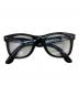 RAY-BAN（レイバン）の古着「伊達眼鏡 WAYFARE」｜ブラック