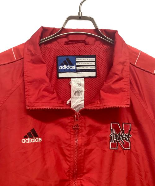 adidas（アディダス）adidas (アディダス) 90’S ジップジャケット レッド サイズ:2XLの古着・服飾アイテム