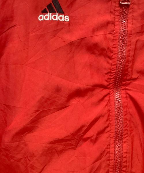 adidas（アディダス）adidas (アディダス) 90’S ジップジャケット レッド サイズ:2XLの古着・服飾アイテム