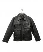 LOST WORLDSロストワールド）の古着「レザージャケット」｜ブラック