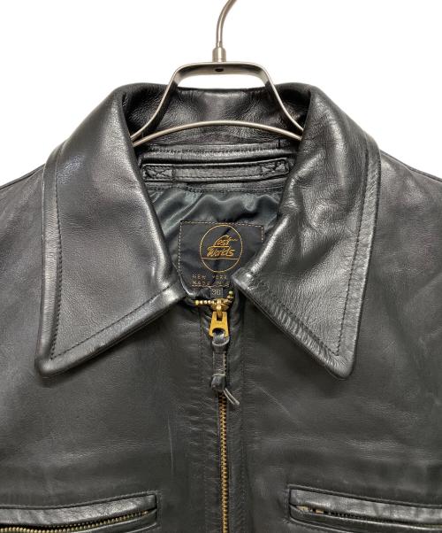 LOST WORLDS（ロストワールド）Lost Worlds (ロストワールド) レザージャケット ブラック サイズ:38の古着・服飾アイテム