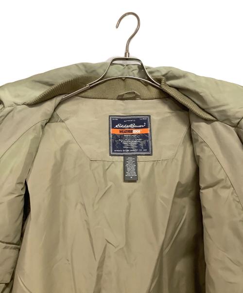 Eddie Bauer（エディーバウアー）Eddie Bauer (エディーバウアー) ダウンコート カーキ サイズ:Mの古着・服飾アイテム