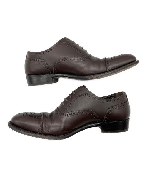 BEAMS F（ビームスエフ）BEAMS F (ビームスエフ) ドレスシューズ BM1401TR ブラウン サイズ:25.5cmの古着・服飾アイテム