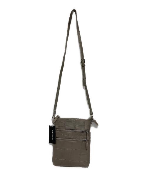 RODANIA（ロダニア）RODANIA (ロダニア) ショルダーバッグ ライトグレーの古着・服飾アイテム