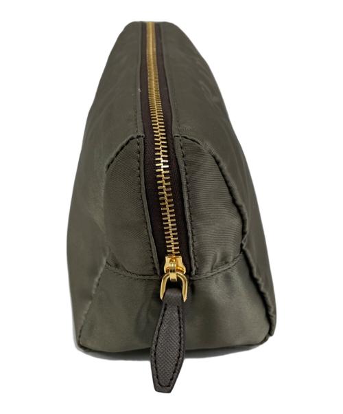 PRADA（プラダ）PRADA (プラダ) ミニポーチ オリーブの古着・服飾アイテム