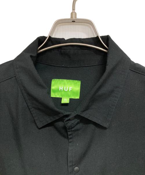 HUF（ハフ）HUF (ハフ) 半袖シャツ ブラック サイズ:XLの古着・服飾アイテム