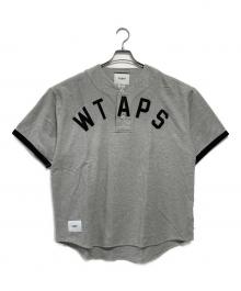 WTAPS（ダブルタップス）の古着「ベースボールシャツ LEAGUE SS COTTON.」｜ライトグレー