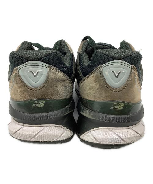 NEW BALANCE（ニューバランス）NEW BALANCE (ニューバランス) ローカットスニーカー M990 DC5 グリーン×カーキ サイズ:27.5の古着・服飾アイテム