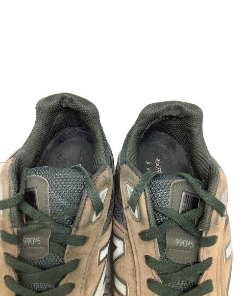 NEW BALANCE（ニューバランス）NEW BALANCE (ニューバランス) ローカットスニーカー M990 DC5 グリーン×カーキ サイズ:27.5の古着・服飾アイテム