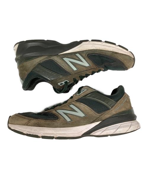 NEW BALANCE（ニューバランス）NEW BALANCE (ニューバランス) ローカットスニーカー M990 DC5 グリーン×カーキ サイズ:27.5の古着・服飾アイテム