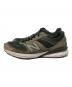 NEW BALANCE (ニューバランス) ローカットスニーカー M990 DC5 グリーン×カーキ サイズ:27.5：12000円