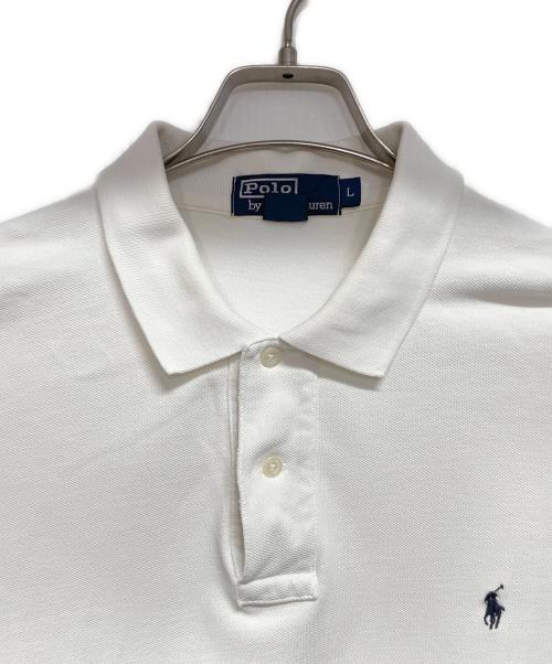 POLO RALPH LAUREN（ポロ・ラルフローレン）POLO RALPH LAUREN (ポロ・ラルフローレン) ポロシャツ ホワイト サイズ:Lの古着・服飾アイテム
