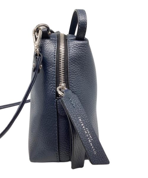 GIANNI CHIARINI（ジャンニ キアリーニ）GIANNI CHIARINI (ジャンニ キアリーニ) 2WAYバッグ ネイビーの古着・服飾アイテム