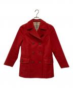 BURBERRY BLUE LABELバーバリーロンドンブルーレーベル）の古着「コート」｜レッド