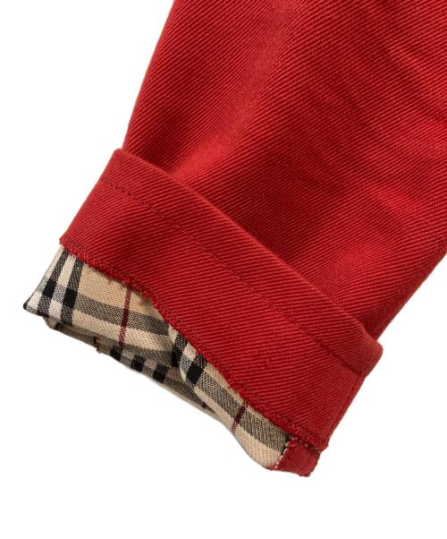BURBERRY BLUE LABEL（バーバリーロンドンブルーレーベル）BURBERRY BLUE LABEL (バーバリーロンドンブルーレーベル) コート レッド サイズ:SIZE 38の古着・服飾アイテム