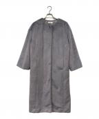 rirefeteリルフェテ）の古着「フェイクファー ロングコート」｜パープル