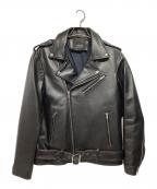 FORTIMEフォータイム）の古着「レザージャケット」｜ブラック