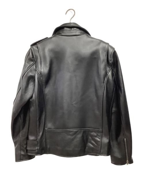 FORTIME（フォータイム）FORTIME (フォータイム) レザージャケット ブラック サイズ:Lの古着・服飾アイテム