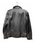 FORTIME (フォータイム) レザージャケット ブラック サイズ:L：9000円