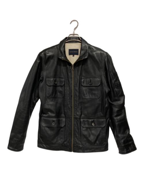 BANANA REPUBLIC（バナナリパブリック）BANANA REPUBLIC (バナナリパブリック) レザージャケット ブラック サイズ:Mの古着・服飾アイテム