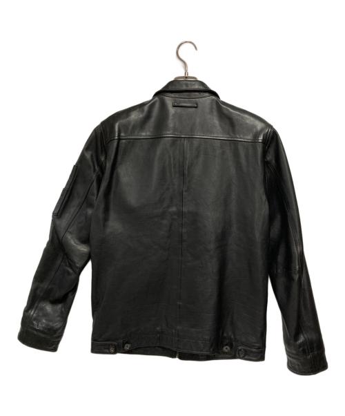 BANANA REPUBLIC（バナナリパブリック）BANANA REPUBLIC (バナナリパブリック) レザージャケット ブラック サイズ:Mの古着・服飾アイテム