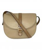 Christian Diorクリスチャン ディオール）の古着「ショルダーバッグ」｜ベージュ×ブラウン