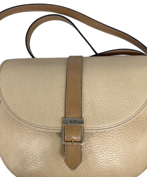 Christian Dior（クリスチャン ディオール）Christian Dior (クリスチャン ディオール) ショルダーバッグ ベージュ×ブラウンの古着・服飾アイテム