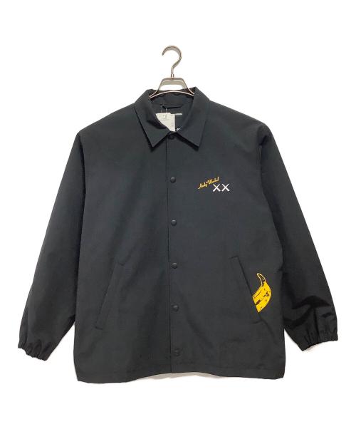 UNIQLO（ユニクロ）UNIQLO (ユニクロ) KAWS (カウズ) コーチジャケット ブラック サイズ:XL 未使用品の古着・服飾アイテム