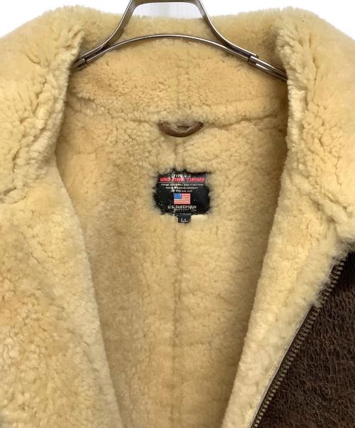 Wind Armor（ウィンドアーマー）Wind Armor (ウィンドアーマー) TYPE B-3 フライトジャケット ブラウン×ベージュ サイズ:LLの古着・服飾アイテム