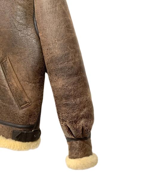 Wind Armor（ウィンドアーマー）Wind Armor (ウィンドアーマー) TYPE B-3 フライトジャケット ブラウン×ベージュ サイズ:LLの古着・服飾アイテム