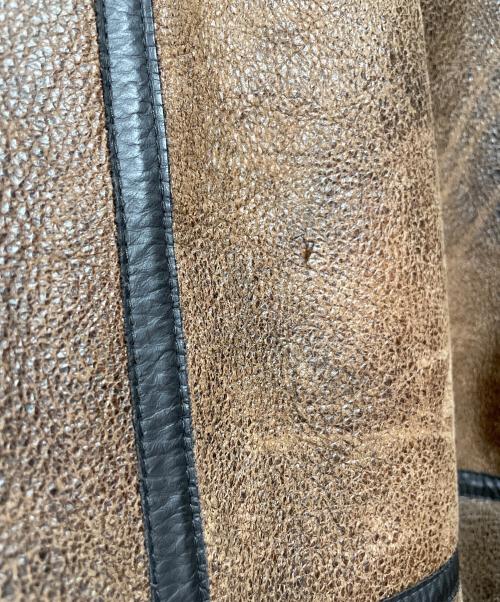 Wind Armor（ウィンドアーマー）Wind Armor (ウィンドアーマー) TYPE B-3 フライトジャケット ブラウン×ベージュ サイズ:LLの古着・服飾アイテム