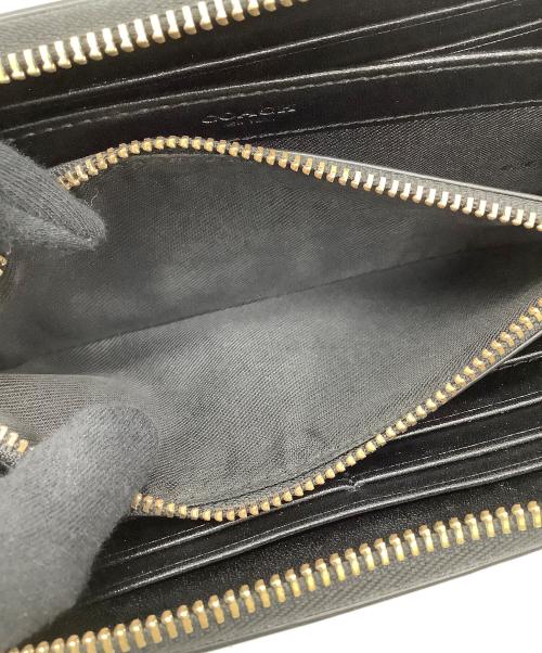 COACH（コーチ）COACH (コーチ) ラウンドファスナー財布 ブラックの古着・服飾アイテム