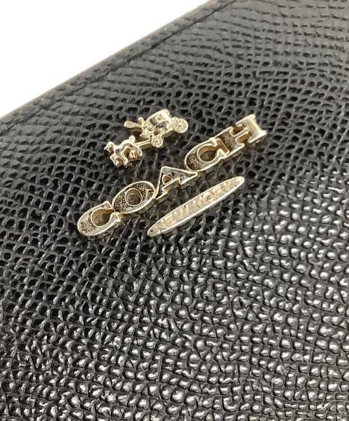 COACH（コーチ）COACH (コーチ) ラウンドファスナー財布 ブラックの古着・服飾アイテム