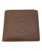 COACHコーチ）の古着「2つ折り財布」｜ブラウン