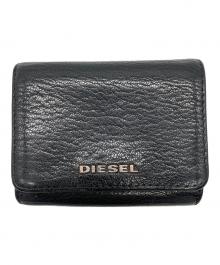 DIESEL（ディーゼル）の古着「3つ折り財布」｜ブラック