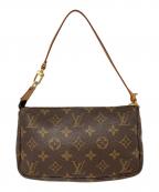 LOUIS VUITTONルイ ヴィトン）の古着「モノグラム ポシェット・アクセソワール」｜ブラウン
