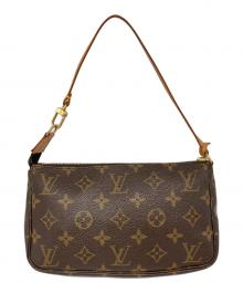 LOUIS VUITTON（ルイ ヴィトン）の古着「モノグラム ポシェット・アクセソワール」｜ブラウン