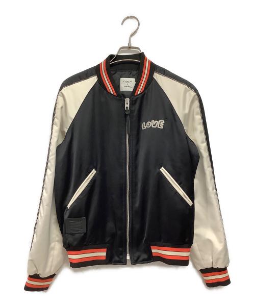 COACH（コーチ）COACH (コーチ) Keith Haring (キースヘリング) スカジャン ブラック サイズ:Sの古着・服飾アイテム